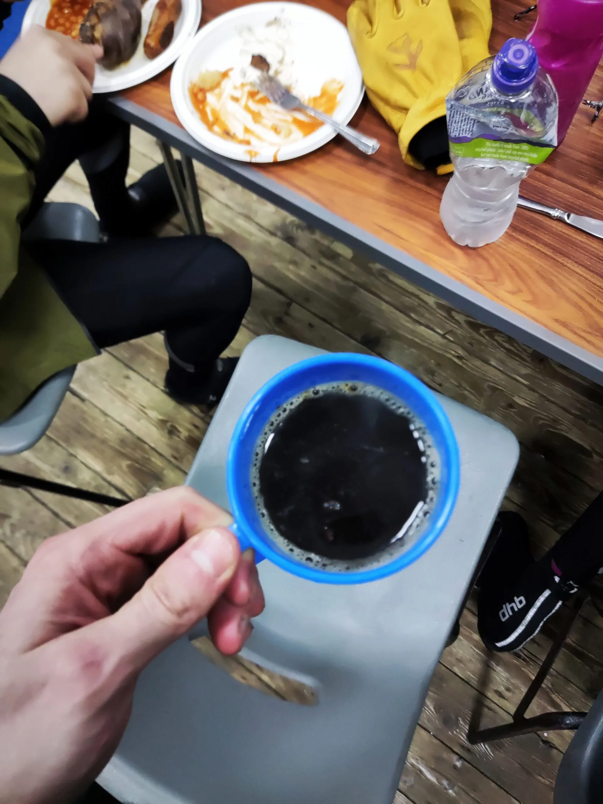 coffee in plastic cup